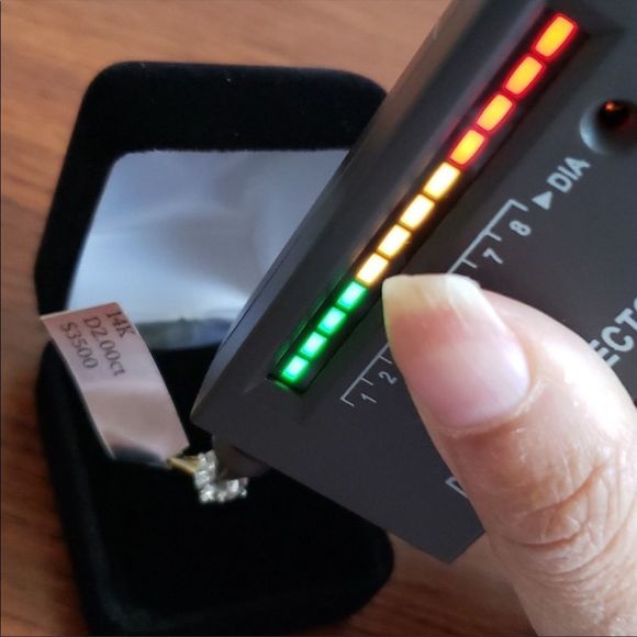 14k Yellow Gold 2Ct Moissanite Diamond Ring Retail $3,500 - Picture 12 of 16